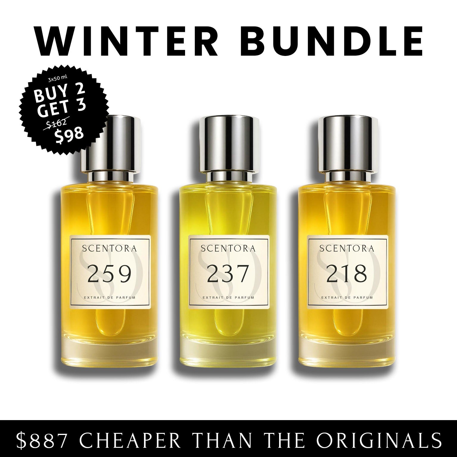 Winter Bundle - inspired by angels share, tobacco vanille, ombre nomade